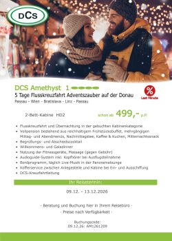 Adventszauber auf der Donau AM10209