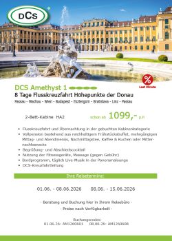 Höhepunkte der Donau AM1 LM 210426