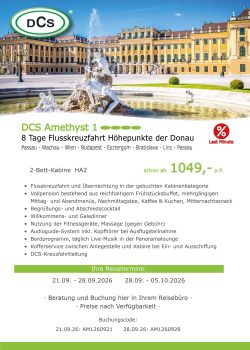 Höhepunkte der DonauLM02.09.26