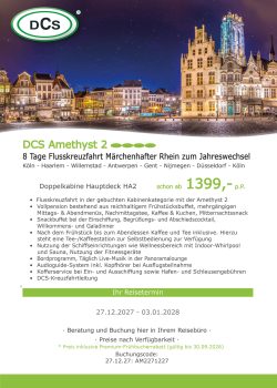 Märchenhafter Rhein zum Jahreswechsel AM20807