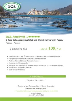 Schnupperkreuzfahrt und Christkindlmarkt in Passau AM10807