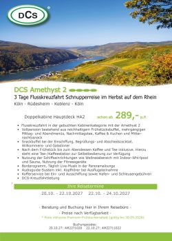 Schnupperreise im Herbst auf dem Rhein0707