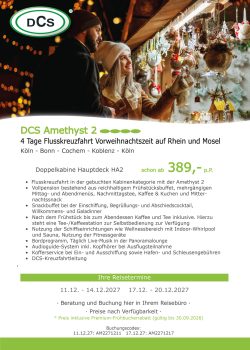 Vorweihnachtszeit auf Rhein und Mosel AM20807